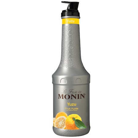 Monin Yuzu Puree 1 Liter Bottle, PK4 PK4 M-RP248F